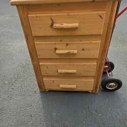 4 Drawer Wood Dresser