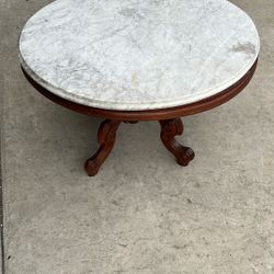 Antique Marble Top Table