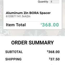 Bora 2inch Aluminum Wheel Spacers For Ford F150