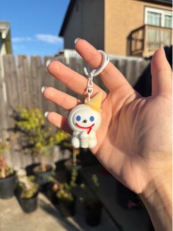 Jack in the box Jibbi Keychain White