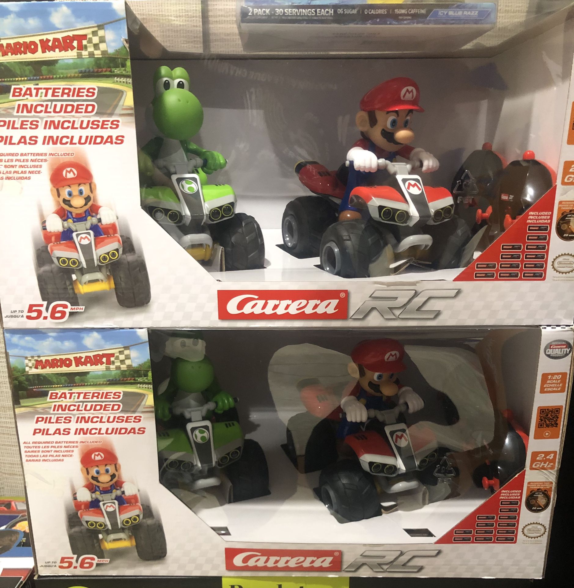 Mario Kart Carrera RC Mario And Yoshi