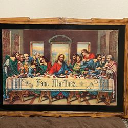 Big And Beautiful Last Supper Frame 