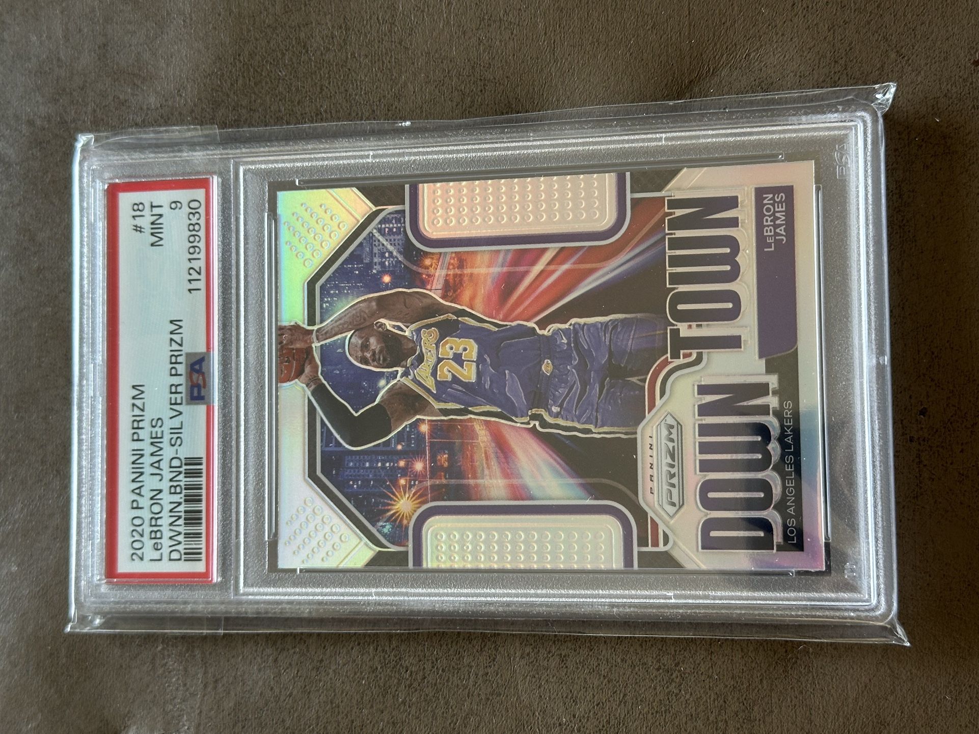 LeBron James Psa 9 Downtown Silver Prizm