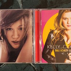 Kelly Clarkson Lot of 2 CDs Breakaway (2004) & Am I Ever Wanted (2009) Very Good