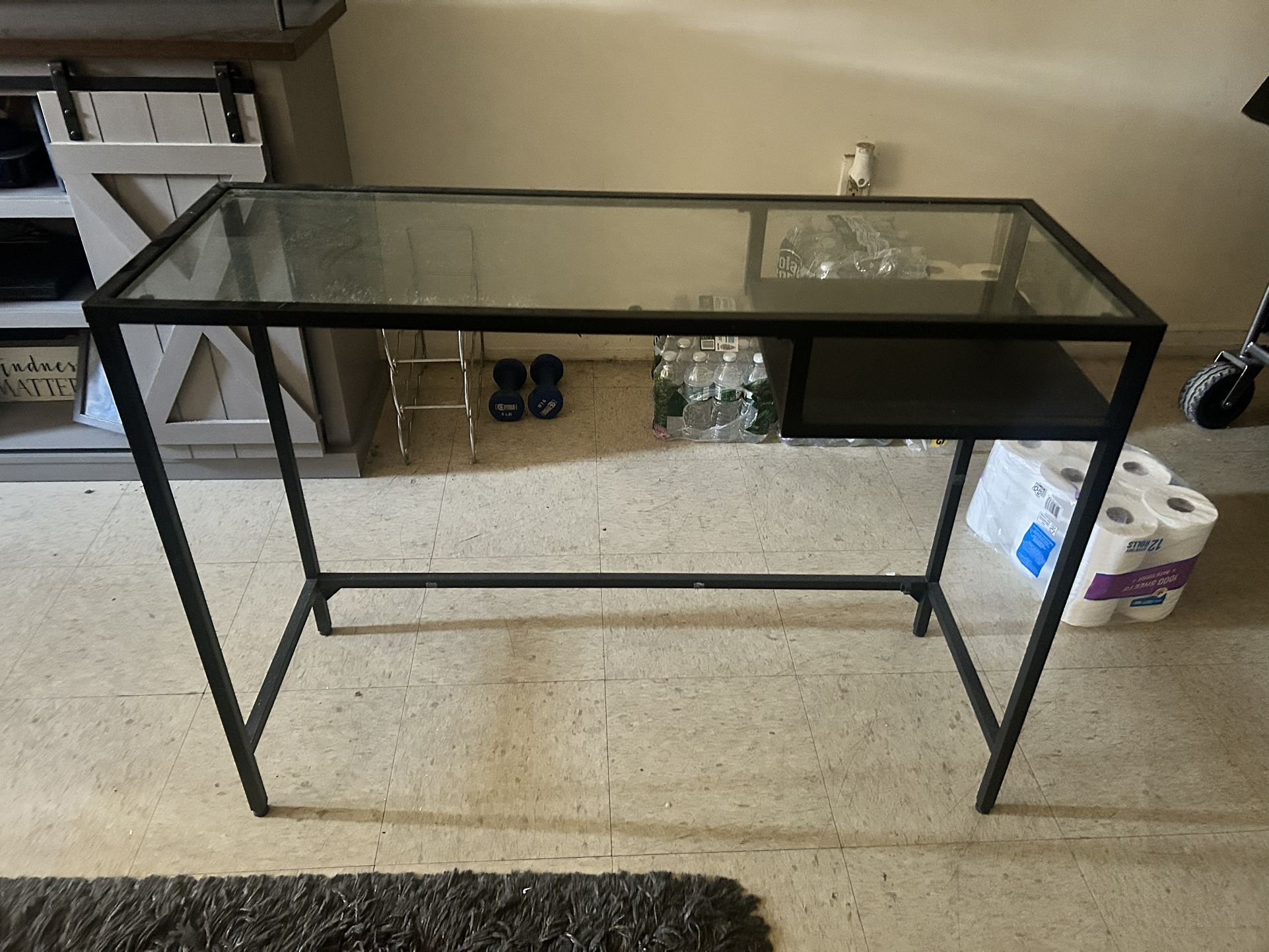 Glass storage/computer Stand