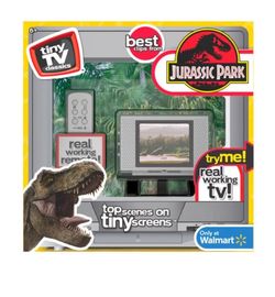 Jurassic Park Tiny TV Classics Basic Fun Exclusive New Sealed