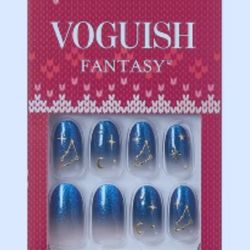 Kiss Nails Voguish Fantasy Fake Nails - Merry Magic - 33ct