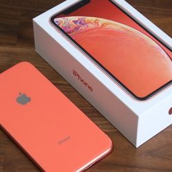Unlocked Apple iPhone XR💥 64GB / 128 / 256 Orange for All 14 Sprint XS Cricket 13 Att Max Tmobile XR Boost 11 Spectrum 12 Verizon X Pro 