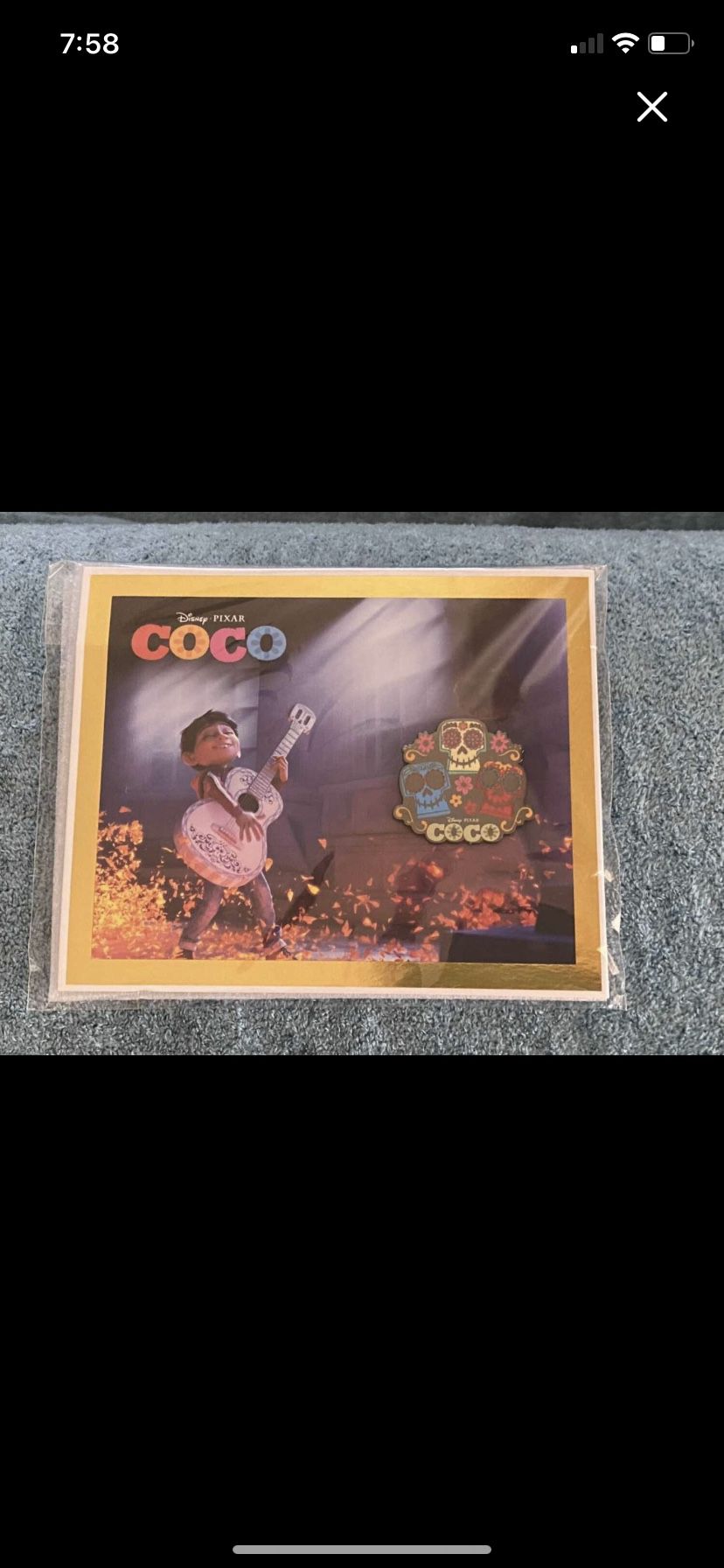 New Disney Movie Club Exclusive Coco Pin # 2 Limited Edition Trading Pin  & Certificate 