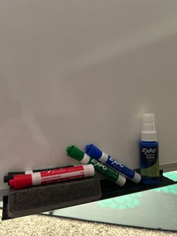 Whiteboard on Easel Stand with Markers
