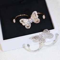 Butterfly ring De Beers