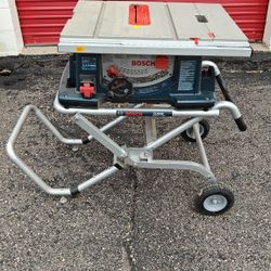 Bosh Table Saw With Stand
