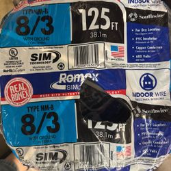 Romex 8/3 125ft