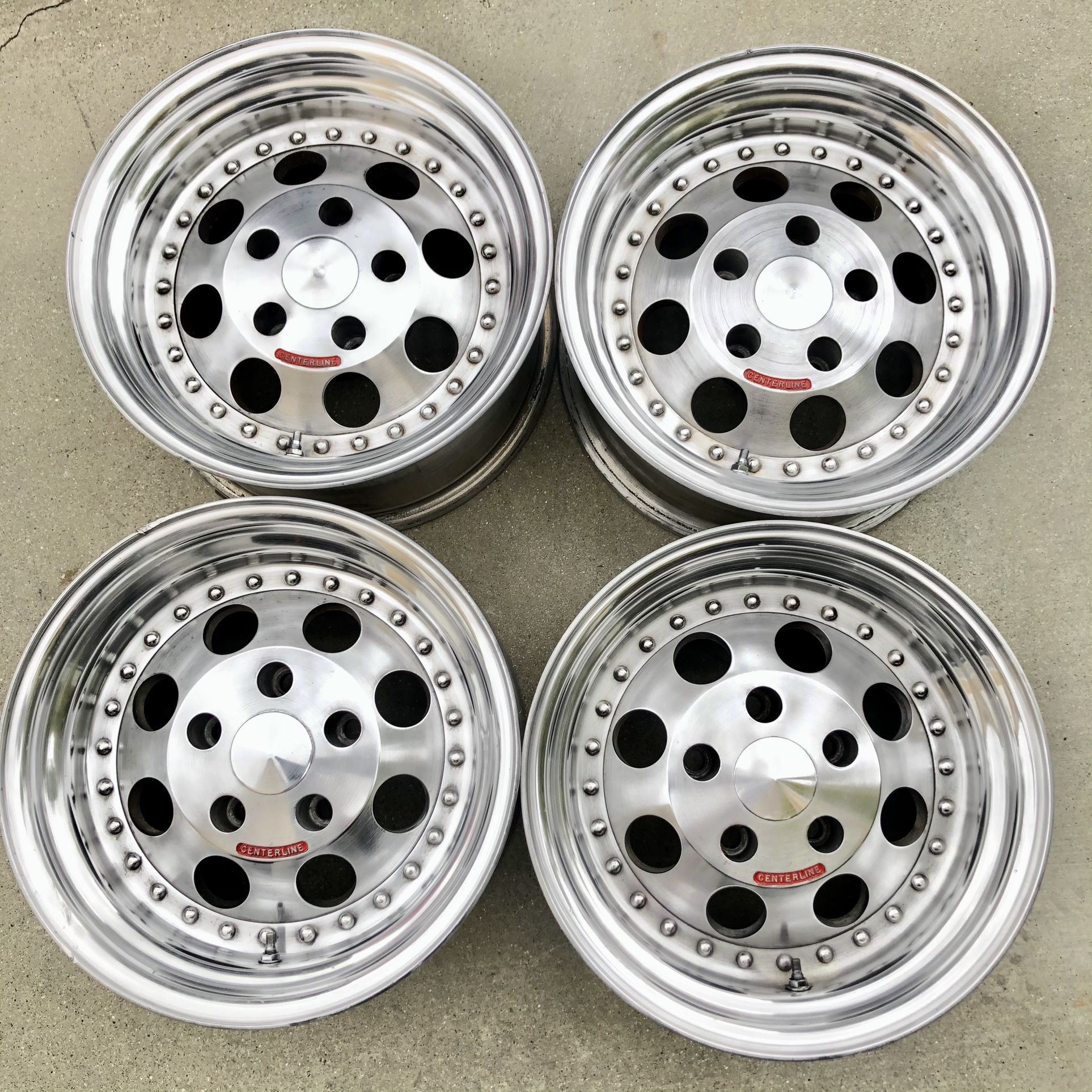 5x4.75 5x120.6 Centerline Rims 15x7.5 Wheels Chevy Camaro Nova Chevelle Corvette Monte Carlo Vega Malibu Impala GTO Pontiac Firebird BMW