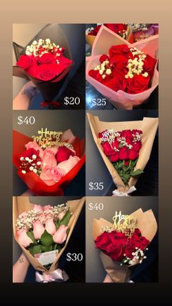 Flower bouquets/ Ramo Buchón