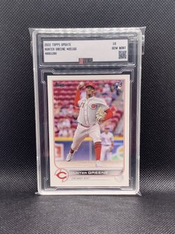 2022 Topps Update HUNTER GREENE RC #us160 BLS 10 GEM MINT