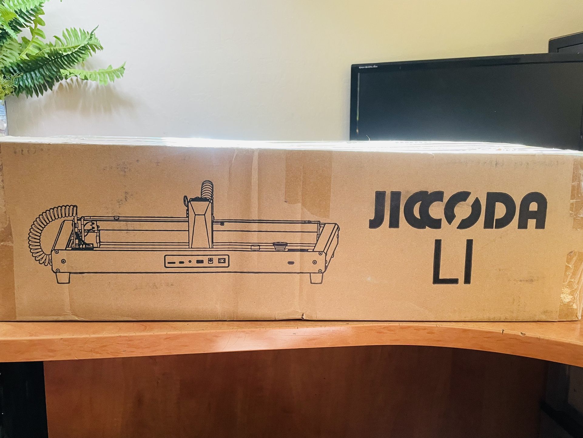 $400 JICCODA L1 10W Laser Engraver Machine,Laser Class 1 10000mW DIY Laser Cutter and High Power Laser Engraving Machine for Wood and Metal, Paper, Ac