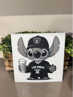 Las Vegas Raiders stitch sign