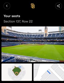 Monday Night 8/24/26 6:40p PIT Pirates v SD Padres