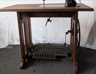Vintage Treadle Table for Vintage Singer 31