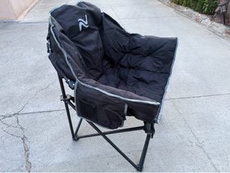 Heated camping chair