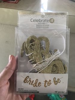 Bride to be banner
