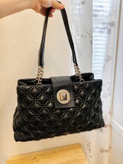 Kate Spade Black Quilted Leather Shoulder Bag