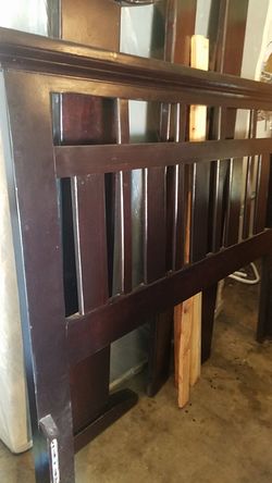 Queen size bed frame with box spring still in bag