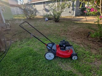 21 inch Cutting Width Mower Runs And Cuts Good .