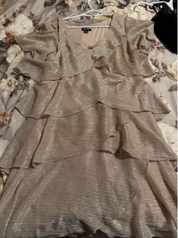 Champagne shimmer dress