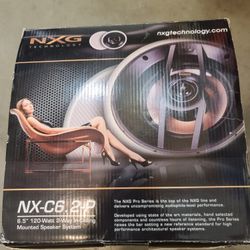 NXG 6.5" 120 Watt 2-Way In ceiling Speakers System (NEW) Sell Or Trade 