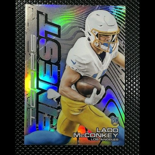 2024 Ladd McConkey Topps Finest Mystery Refractor Rookie