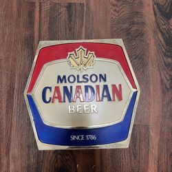 Molson Canadian Beer Sign