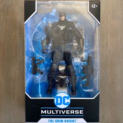 In Hand, Brand New, Never Opened McFarlane DC Multiverse The Grim Knight - Batman - 7” Action Figure