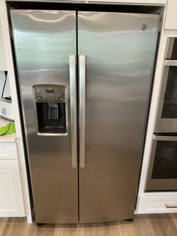 GE Profile Stainless Steel Side By Side Refrigerator