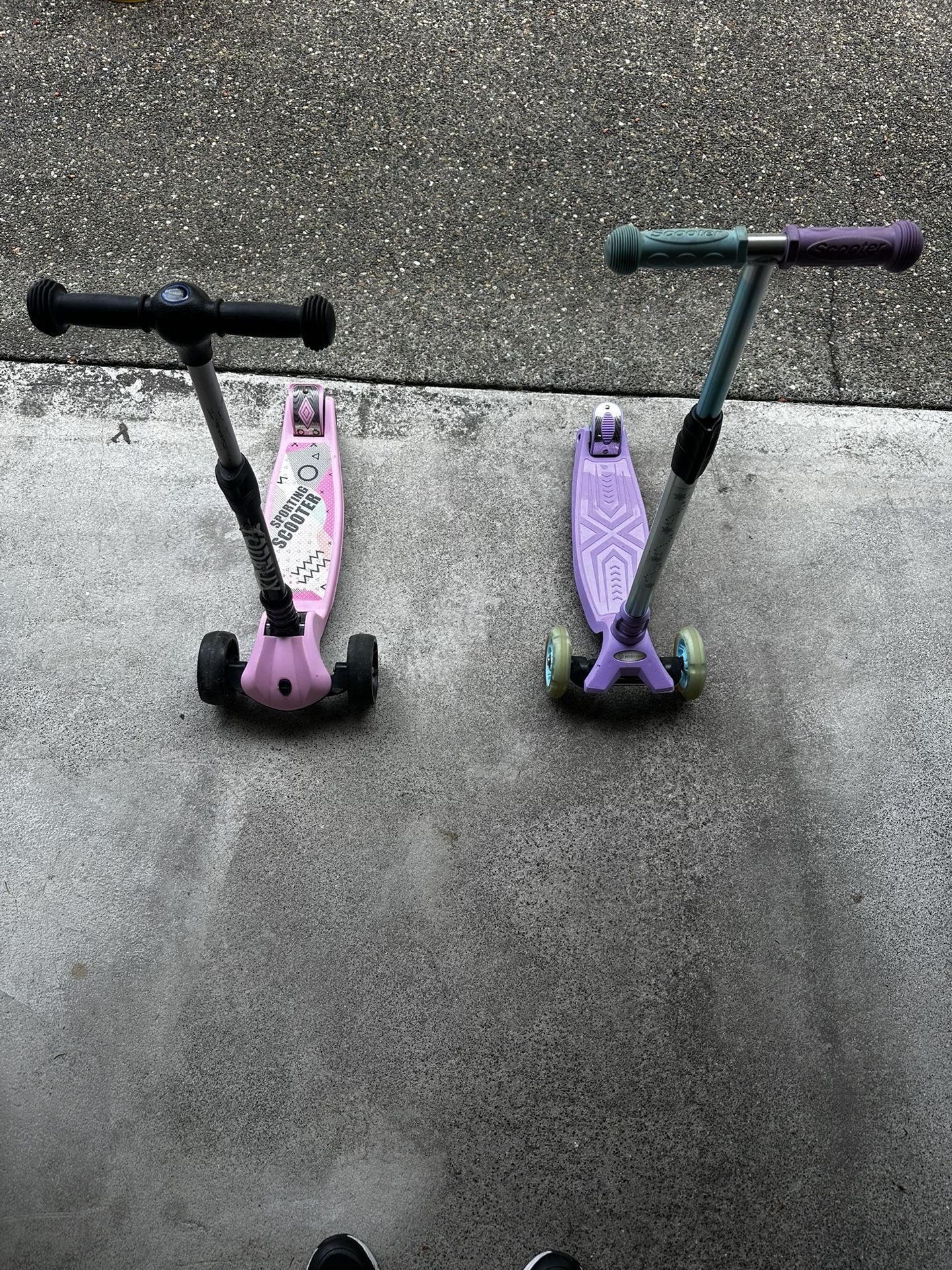 Two Kids Scooters