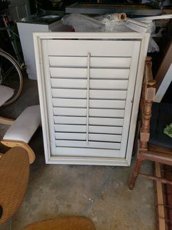 3 Beautiful Shutters Fits 30" 4 Lite Door