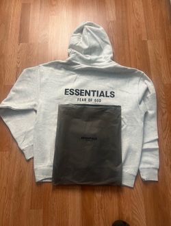 Essentials Light Oatmeal Hoodie