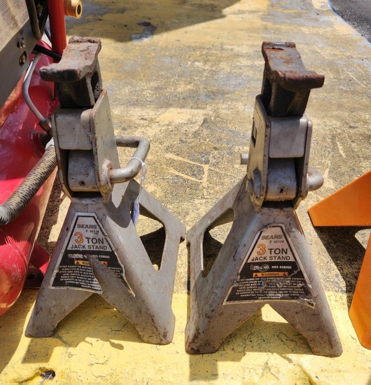 Two 3 Ton Jack Stands made by Sears