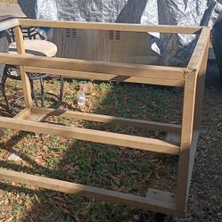 Aluminum Square Tube Frame Wheel Cart