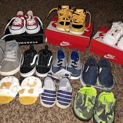 Baby Shoes Nike,Converse,Vans,Polo, ECT 