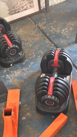 Bow flex dumb bells