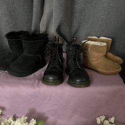 Toddler Girls Ugg And Doc Marten boots 