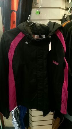 Coleman Womens Pink And Black Lightweight Jacket Size S/M
