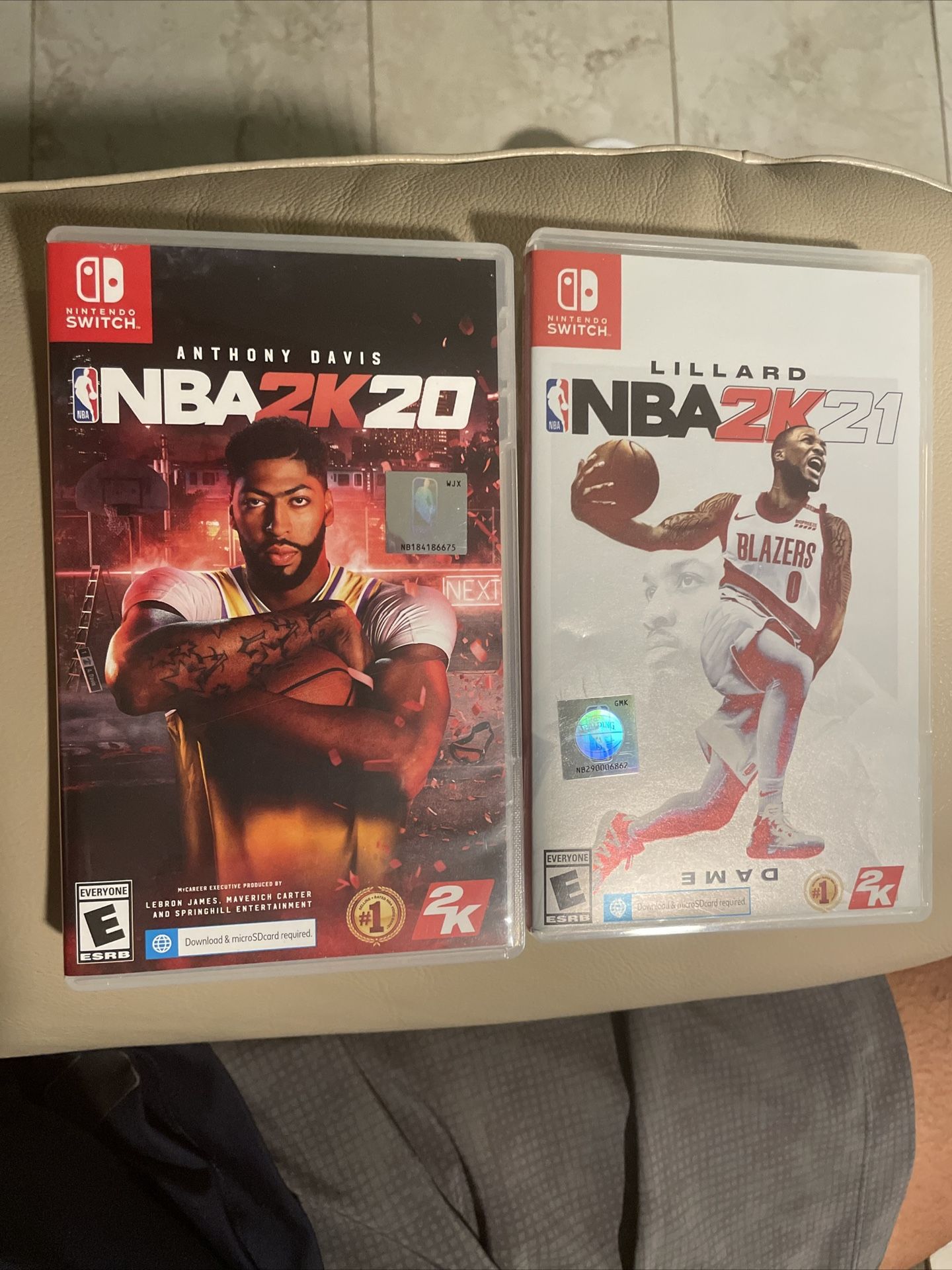 Two Games NBA 2K20 & 2021- Nintendo Switch