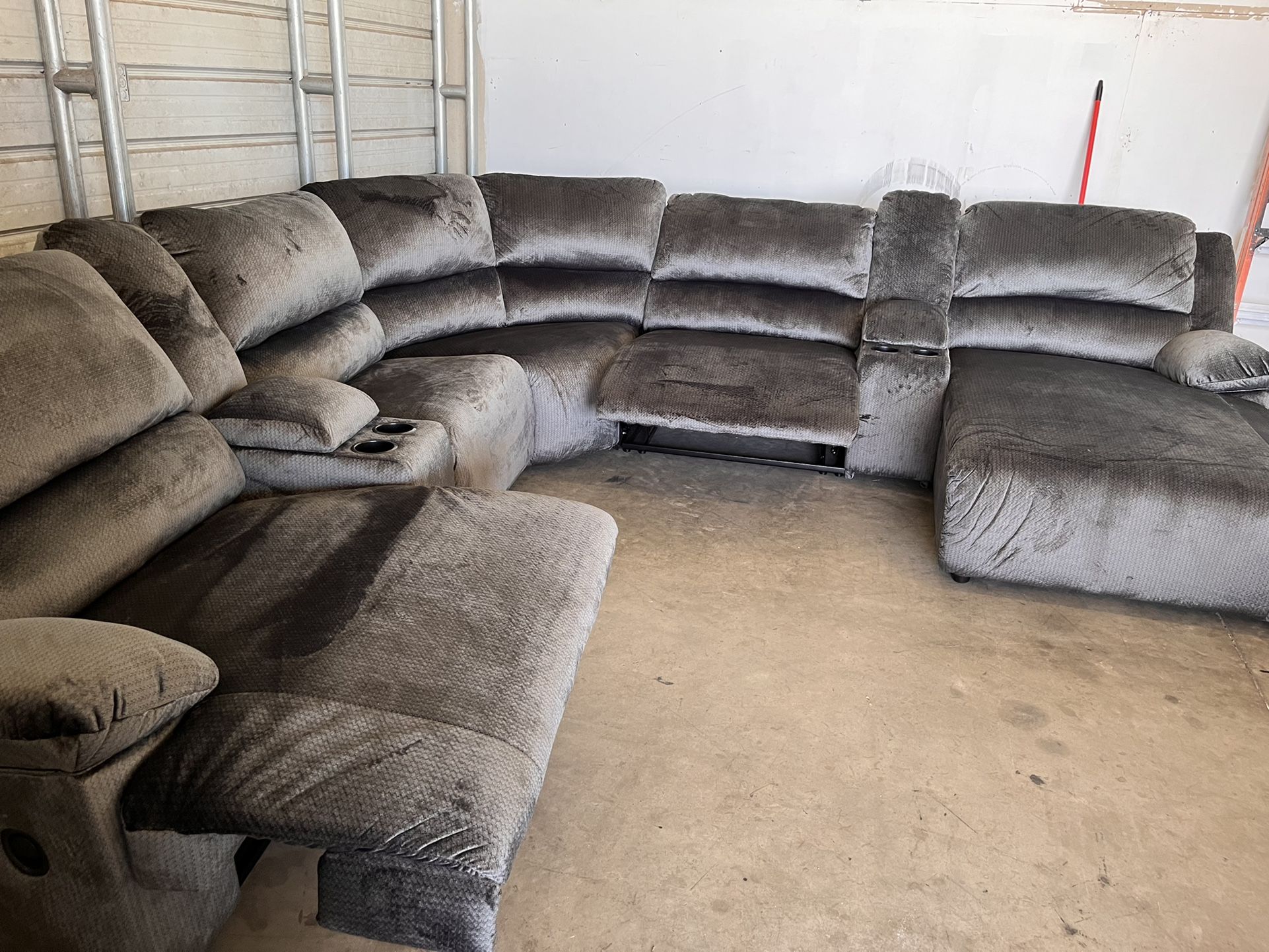 Brand New Ashley Furniture Reclining Sectional Retails At Over $2,400 