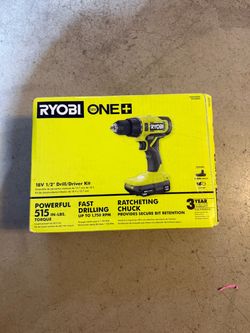 Ryobi 18V ONE+ 1/2" Drill/Driver Kit
