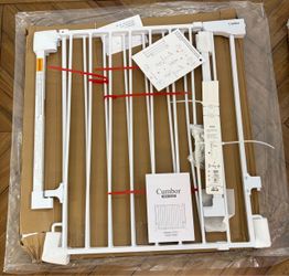 White Cumbor 28” high fits 29” - 43” opening
