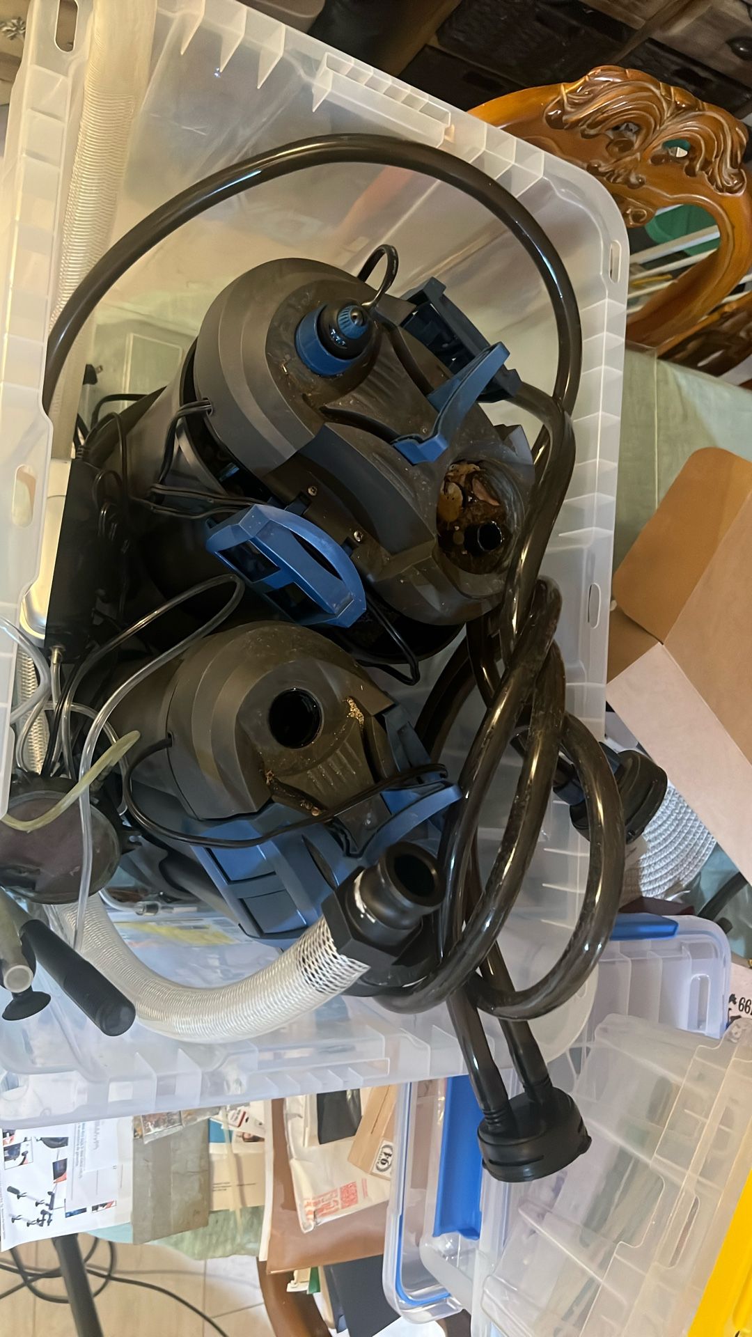 2 Oase 200 Filters With One Heater