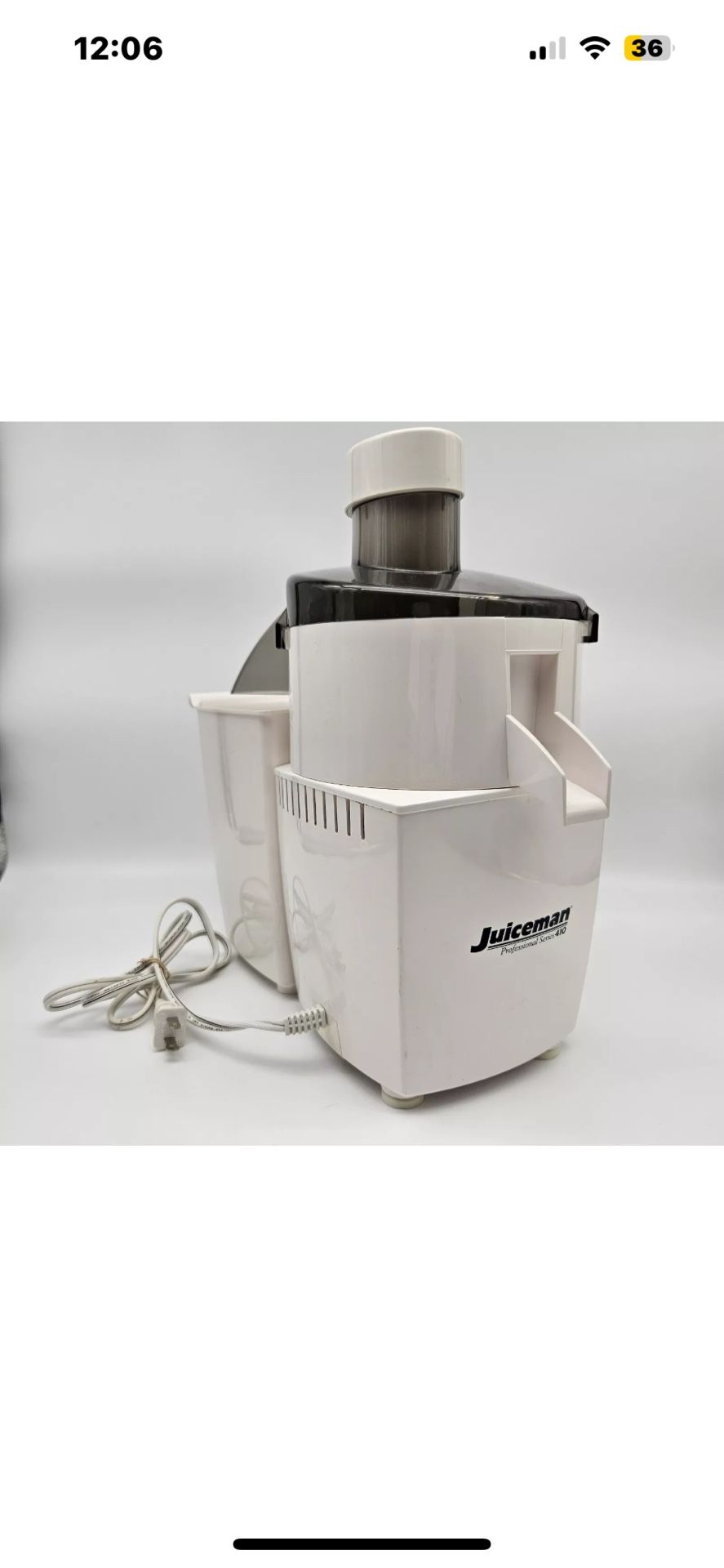 Juiceman Professional Series 410 JM-410C Fruit & Vegetable Juicer